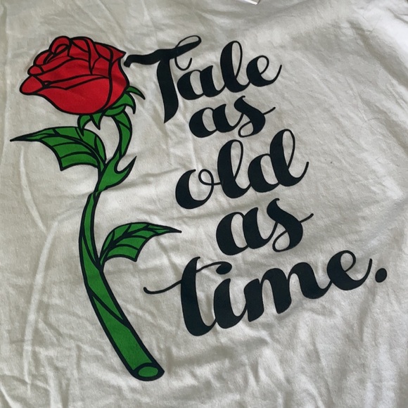 Beauty and the Beast T-Shirt Unique Vintage - Picture 1 of 4